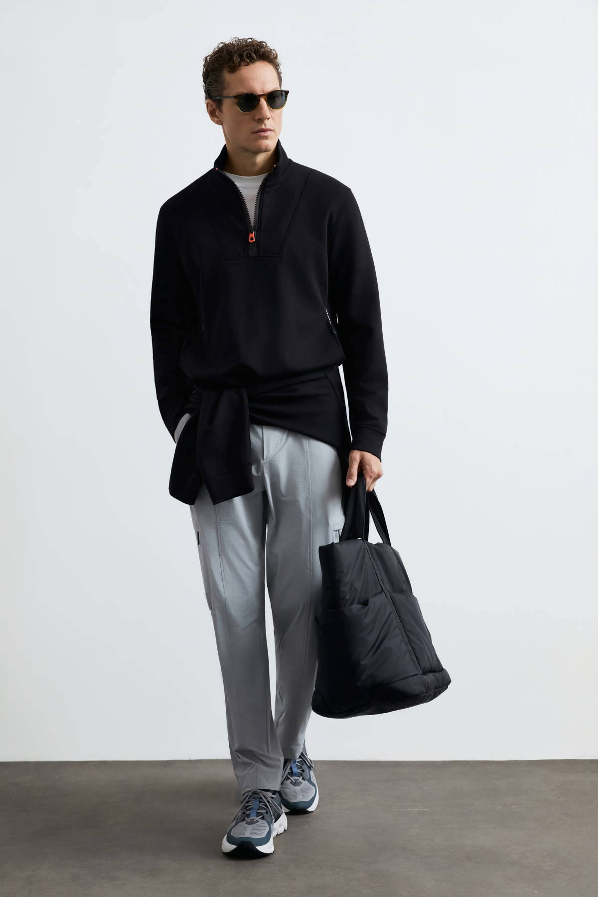 Male Sweatshirt Black - LUFIAN