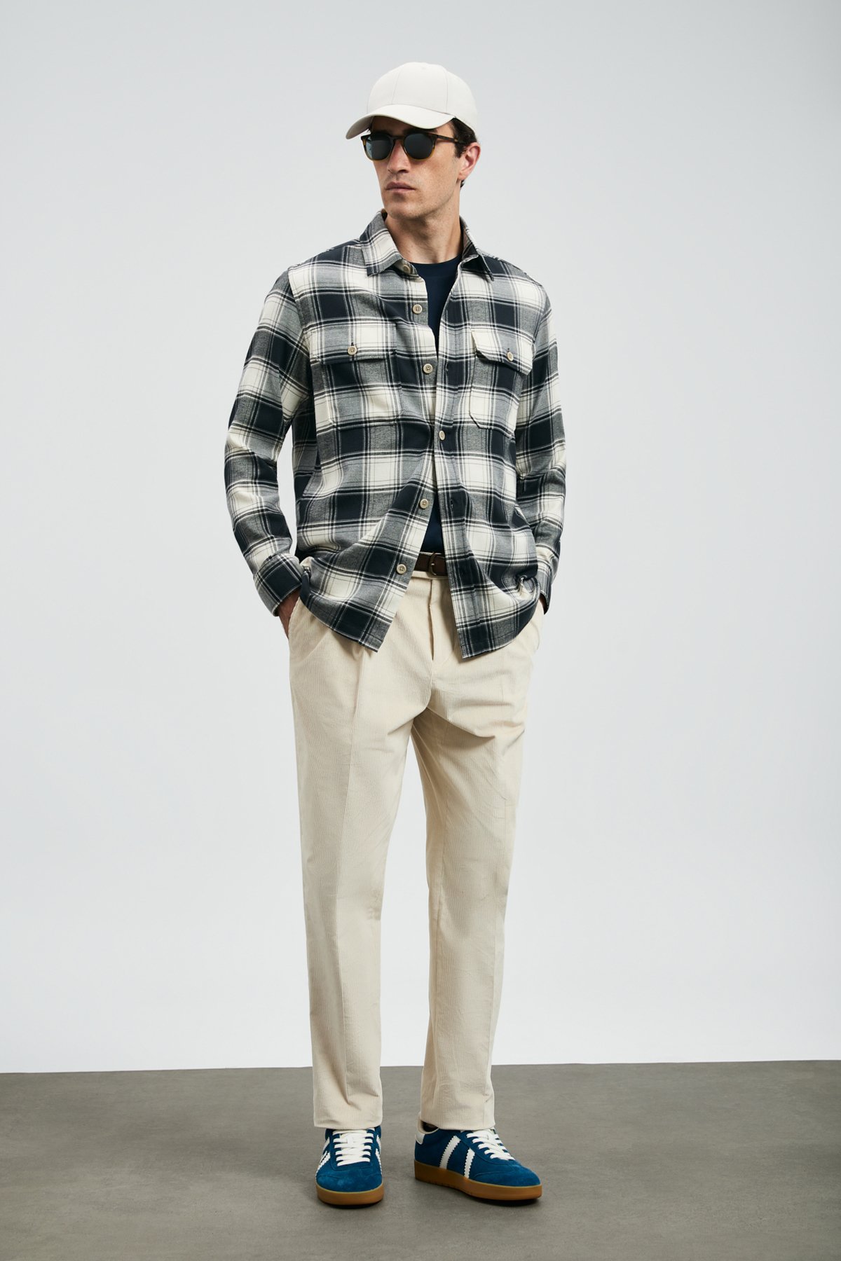 Years Erkek Basic Gömlek Regular Fit Lacivert - Lufian (1)