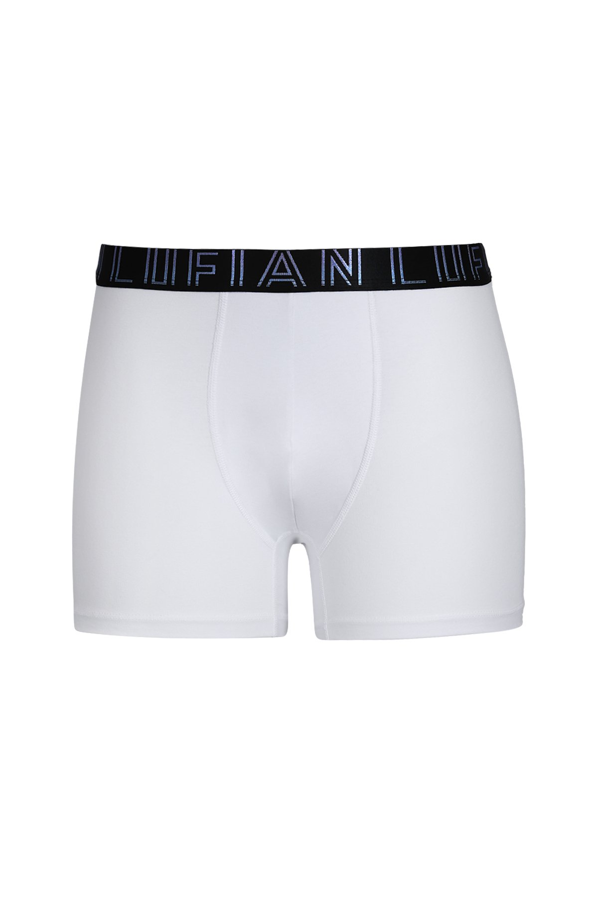 Zeg Erkek Pamuklu Boxer Beyaz - Lufian