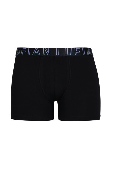 Zeg Erkek Pamuklu Boxer Siyah - Lufian