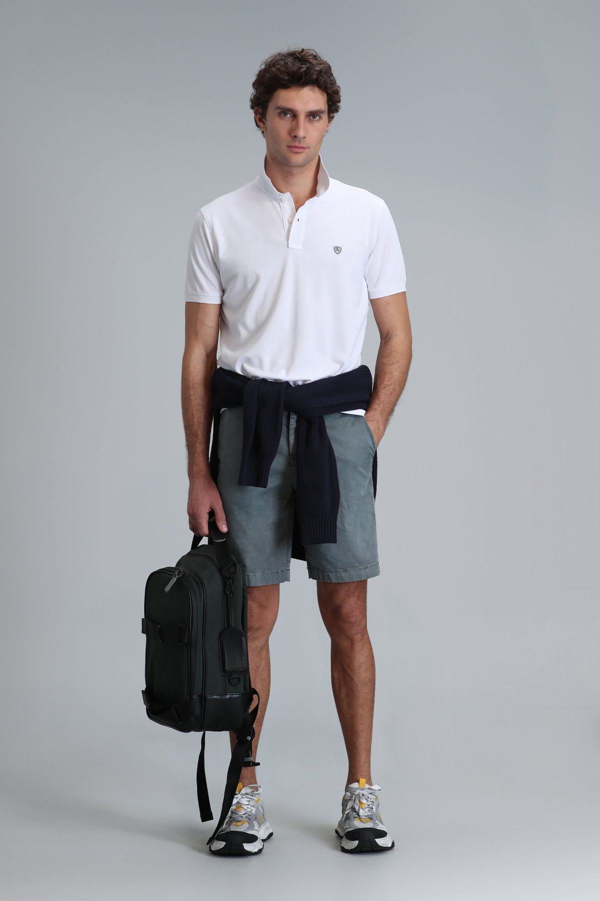 Zegler Sports Mens Chino Shorts Slım Fıt Green - Lufian