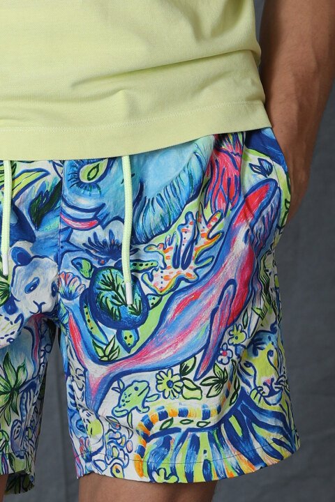Zoo Mens Sea Short Blue - Lufian (1)